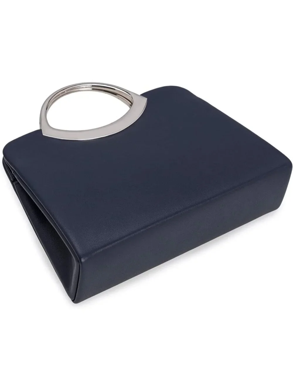 👜Women's Navy Small Dressy Handbag Evening Bag Circle Handle Elegant Purse
